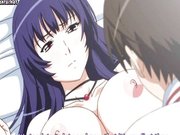 Big boobed anime chick having sex