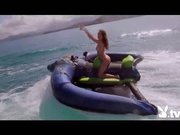 Naked Girls Do Crazy Stunts at Sea!