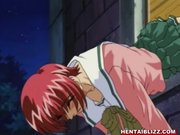 Hentai coed gets fingered her ass