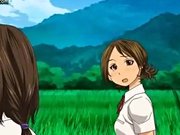 Hentai cutie in uniform gives oral