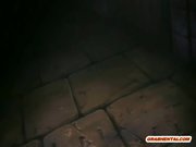 Bondage hentai maid gets pinched her bigtits 
