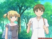 Japanese hentai gets licked her pussy and hot