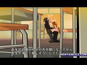 3d anime tittyfucking and sucking stiff cock
