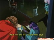Blonde hentai taking bath and masturbate in t