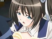 Hentai sweet girl riding big dong