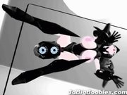3D Space Girl with Giga Tits!