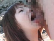 Nasty Asian babe is so sexy while she