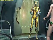 3d Fuck fantasy in outer space