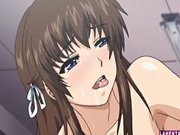 Big titted hentai brunette gets fucked
