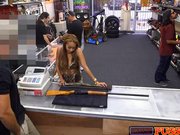 Latina fucks the pawnshop guy