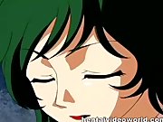 Teen anime lesbians giving each other hot fun