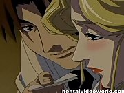 Hentai office tease with lingerie and fucking