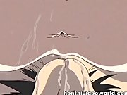 Tight hentai ass fucked hardly in the office